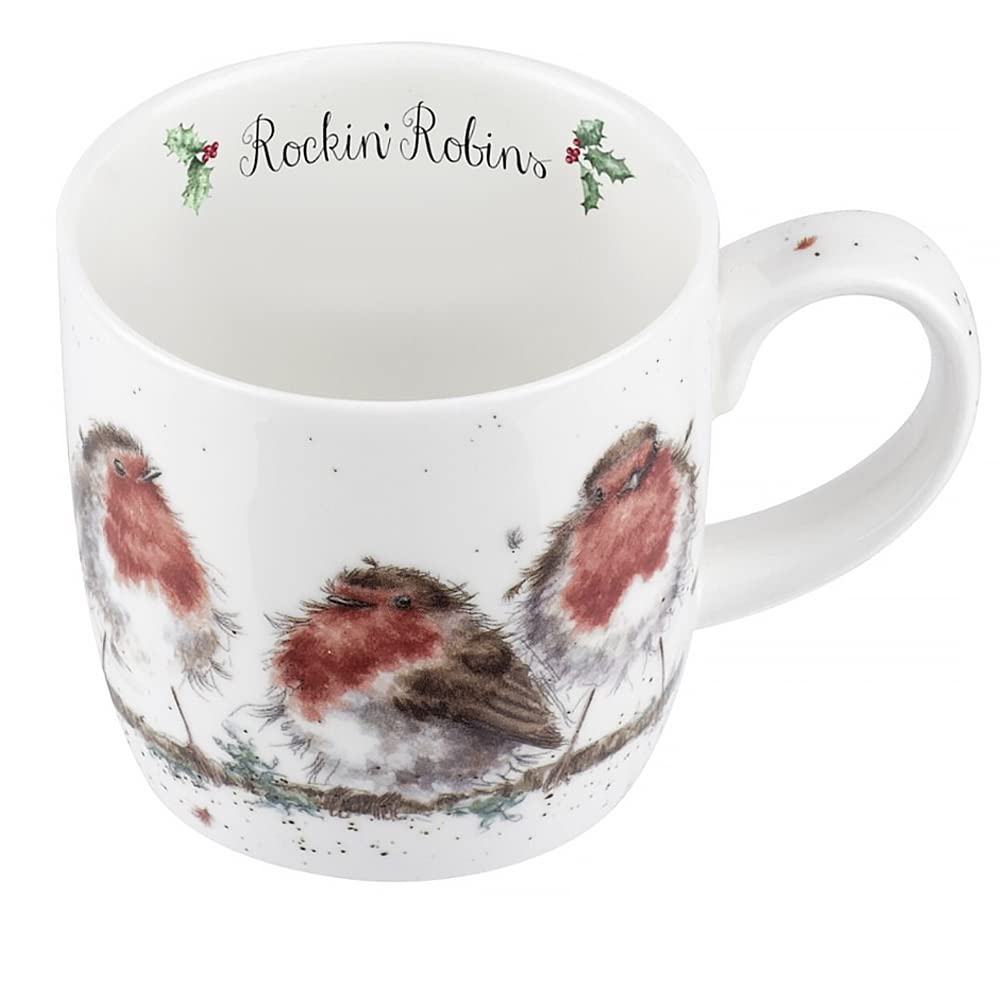 Dárková kartička Wrendale Designs "Ho Ho Ho" - Králík, vánoční