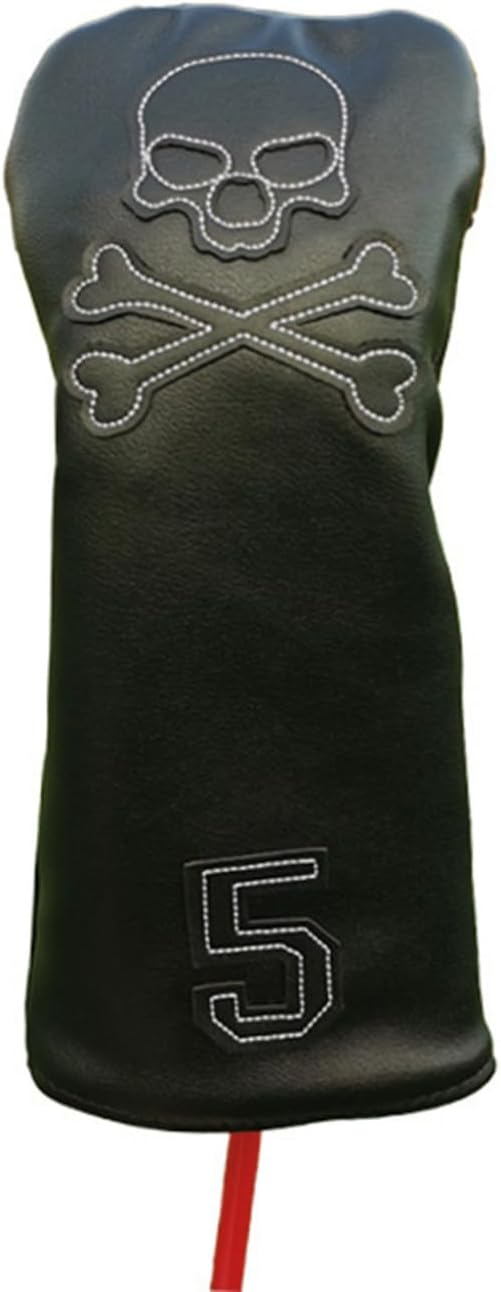Hansber Premium Golf Club Head Cover Skull Pattern Fits All 1 3 5 UT Hybrid Golf Equipment