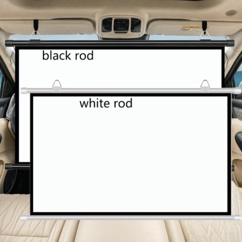 Pantalla De Proyector para Camping Pequeña Pantalla Portátil para Coche