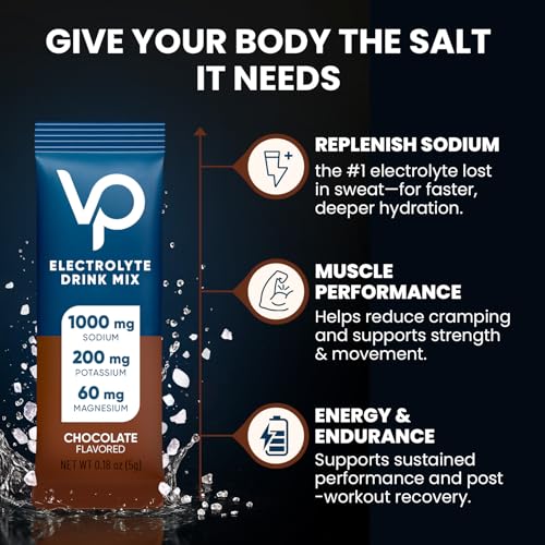 Image of Venture Pal High Sodium Electrolyte Powder Packets | Sugar Free Hydration Drink Mix with Sodium, Potassium, Magnesium & Vitamins | Zero Calorie | Keto, Vegan & Paleo Friendly | 30 Sticks