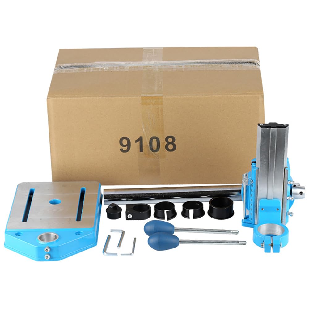Supporto per Trapano Elettrico Manuale ad Alta Precisione, Supporto per Trapano da Tavolo, Supporto per Trapano Verticale Rotazione di 90 ° Campo di Serraggio 38-50mm
