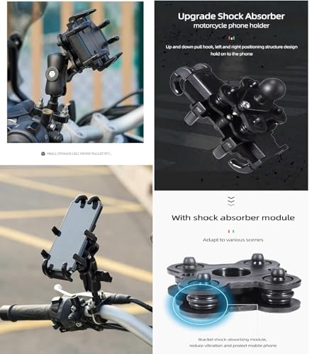 Image of BSDDP Shockproof Mobile Holder Universal for All Bike Pack of 1