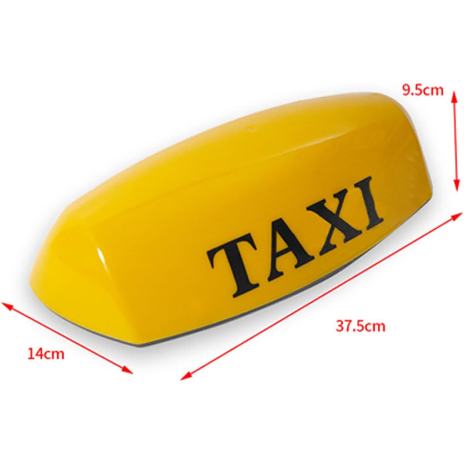 COYEUX Insegna Taxi Magnetica a LED 12V, insegna illuminata Cabina Taxi Impermeabile, con Base Magnetica, lampadine per Taxi per Tutti i Veicoli