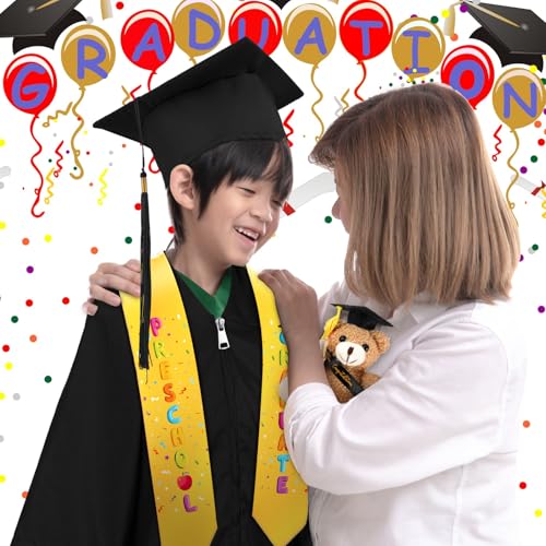 Set 24 Pzas Disfraz Graduación Infantil con Osito miniatura 5