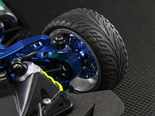 TT-02 Upgrade Parts Aluminum Front Knuckle Arm - 1Pr Black