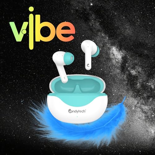 Image of Candytech Vibe TWS with 13mm Dynamic Sound Driver & Signature Sound & True Bass,30 Hrs Playtime, Touch Controls, Google & Siri Assistant Type C Fast Charging (Black Orange)