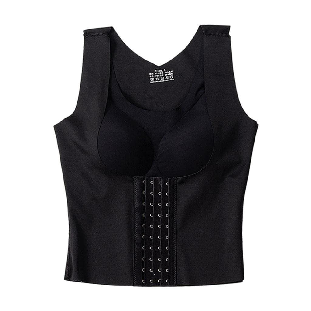 Women Body Shaper Soft Shapewear Tummy Control Chest Slimming Black M | Womens Clothing | Intimates & Sleep | Shapewear