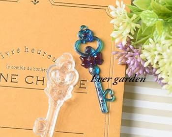 Amazon.co.jp: 【Ever garden】 レジン 鍵 4種類 かぎ シリコン