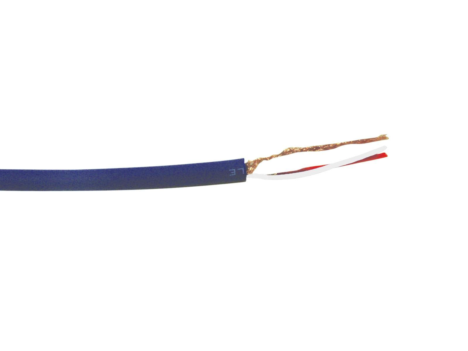 Omnitronic 30300757 - Cable de micrófono de 2 x 0,22, 100 m, Bl