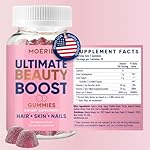 Moerie Hair Skin and Nails Gummies for Women & Men - Biotin for Hair Loss, Gummy Vitamins & Growth Dietary Supplements - Sugarbear for Thicker Hair - Allergen Free - 60 per Serving - Balanced Diet - Image 2