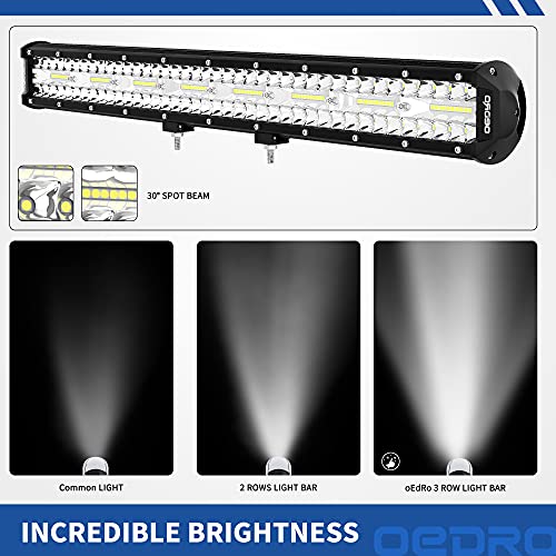 Image of OEDRO 22 Inch LED Light Bar Tri-Rows Spot Flood Combo w /Wiring Harness