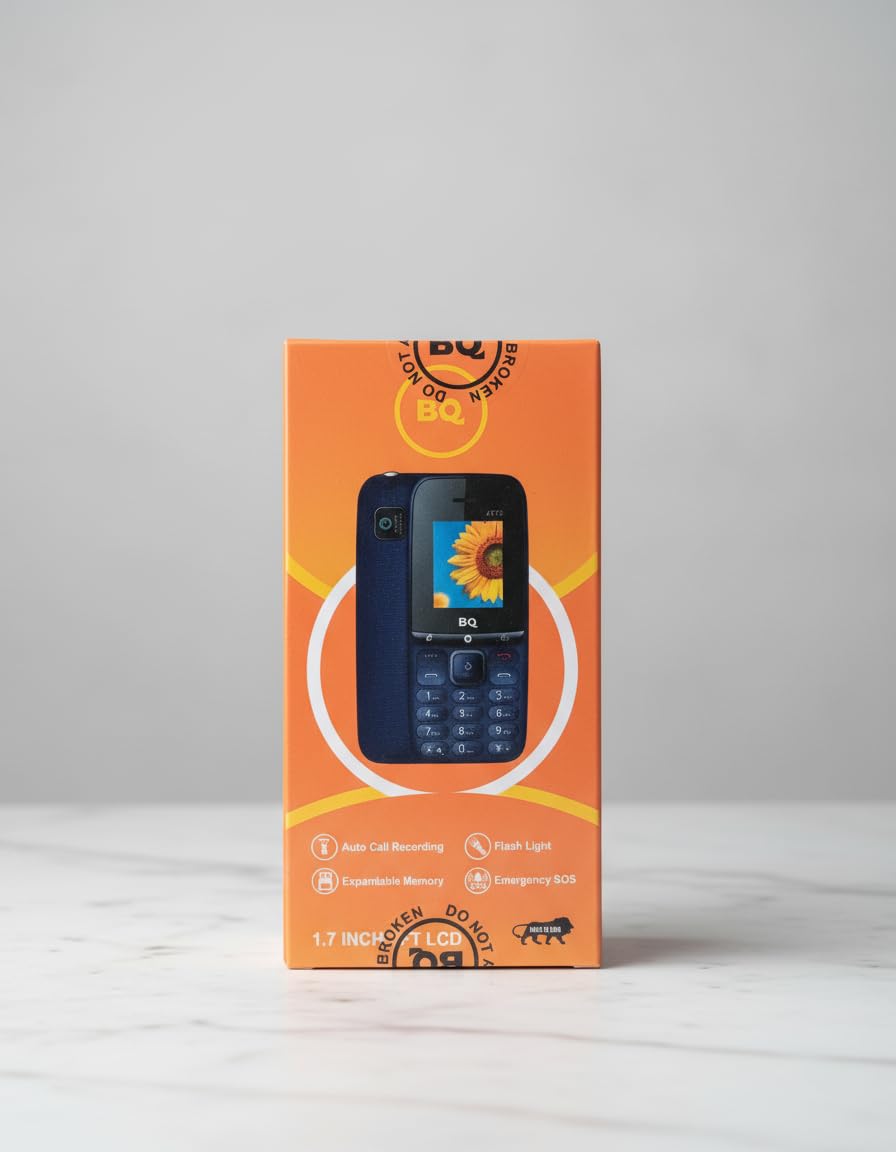 BQ Keypad Phone with 1.7 Inch LCD, Auto Call Recording | Flash Light, Emergency SOS, Expandable Memory-image-44