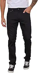 Calça Masculina Skinny Jeans Preto- black jeans