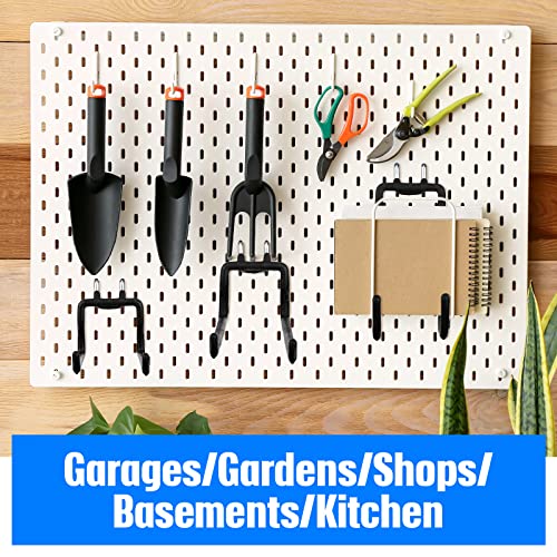 Zhengmy 20 Pcs Peg Board Tool Utility Hooks Pegboard Hooks Accessories Heavy Duty Pegboard Drill Holder Peg Board Hanging Power Tool Accessories For Organizing Garage Kitchen Workbench Craft thumb #4