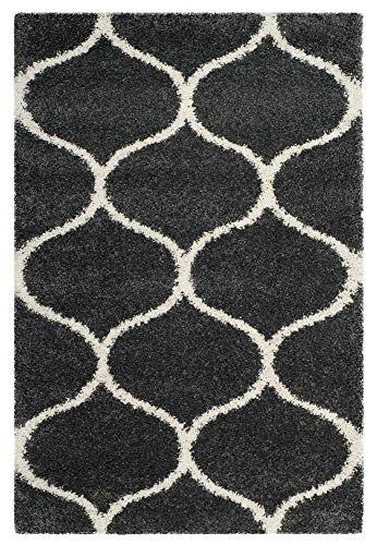 Image of F & B Rugs Luxurious Luck high Density Thick & Soft Shaggy Carpet Microfiber 2 Inch Pile Height 10 x 12 feet