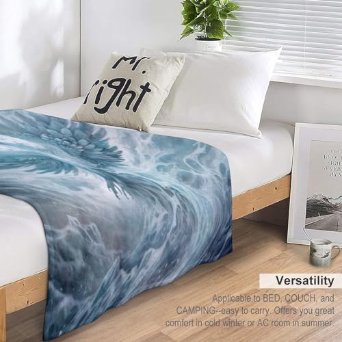 Couverture flannel phénix très doux et chaud pour chaise - 6