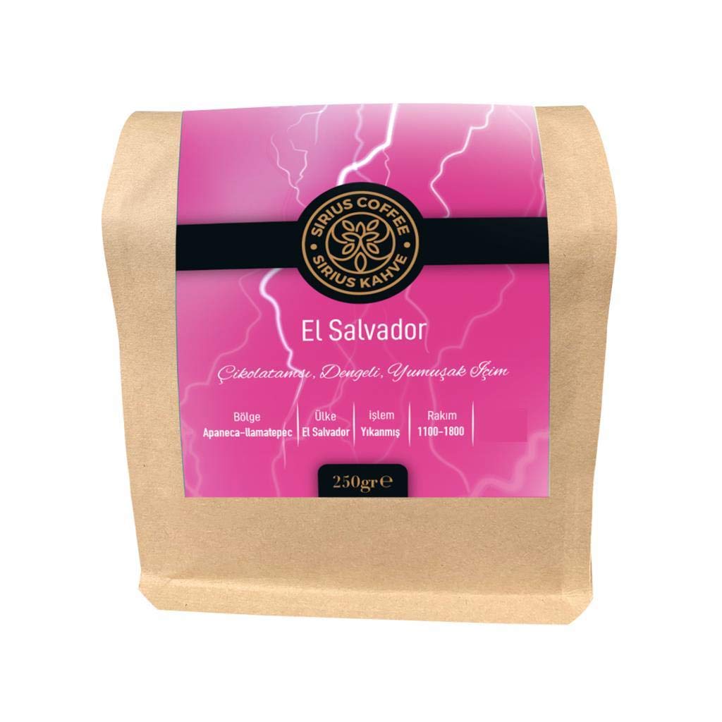 Sirius Premium Kahve El Salvador 250 gr - Çekirdek