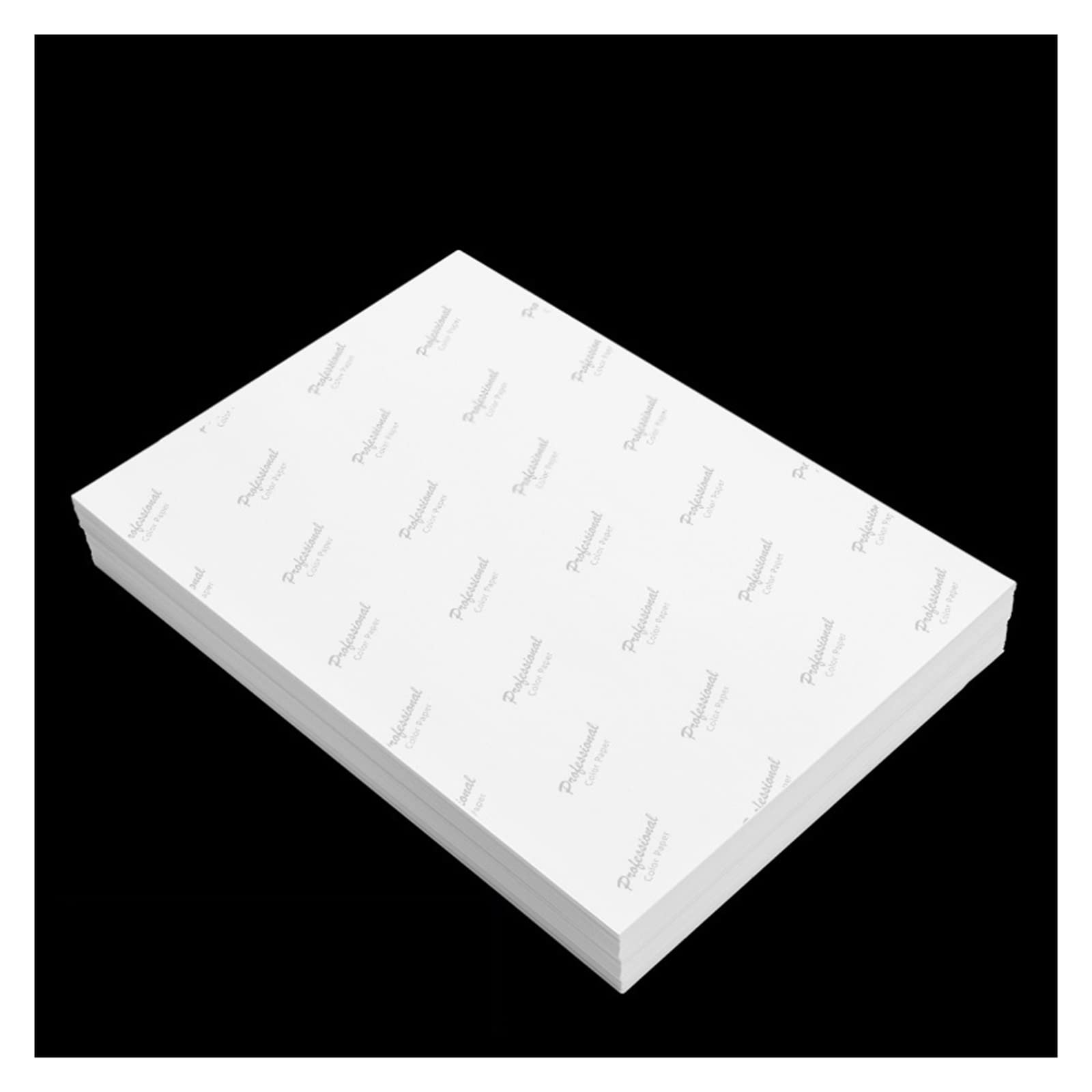 Papier fotograficzny A4 o wysokim połysku powlekany obraz studyjny papier fotograficzny do drukarek atramentowych 120g 140g 160g 50 100 arkuszy Lucky (Color : A4 140g 100 sheets)