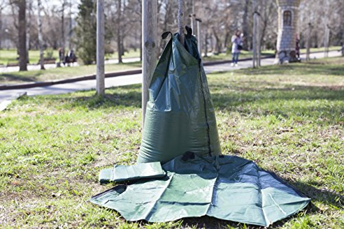 Highlight 3 Pack-Premium 15 Gallon Tree Watering Bag-Automatic Drip Irrigation|Deep Root&Slow Release&|Water&Labor Saving, for Young&Newly Planted Trees&Evergreens&Shrubs