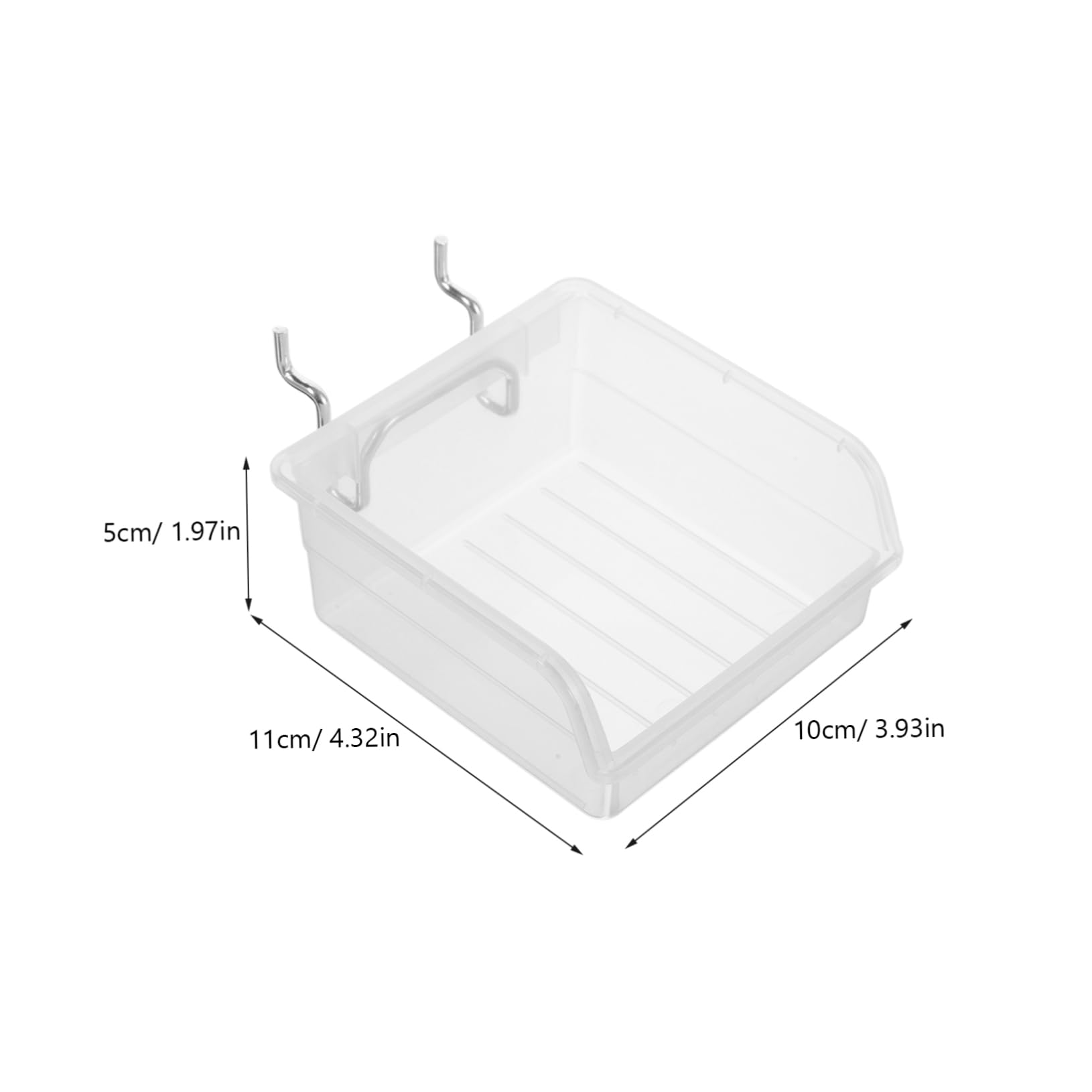 Ciieeo Shop Pegboard Bins 4pcs Pegboard Bins Heavy Duty for Tool Storage Home Organisation