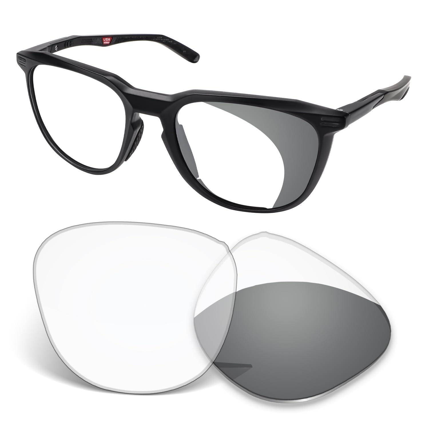 Lentes de repuesto de 1,5 mm compatibles con gafas de sol Oakley Thurso OO9286 OO9286A de 54 mm, antiarañazos