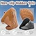Hike Winter Barefoot Shoes, Winter Barefoot Hiking Boots, Hike Winters Footwear, Zero Drop Snow Boots (B-White,Men 6/8 Women)