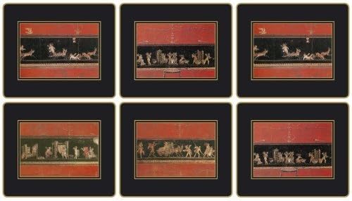 Lady Clare Traditional Tablemats Pompeii, Green - Image 3