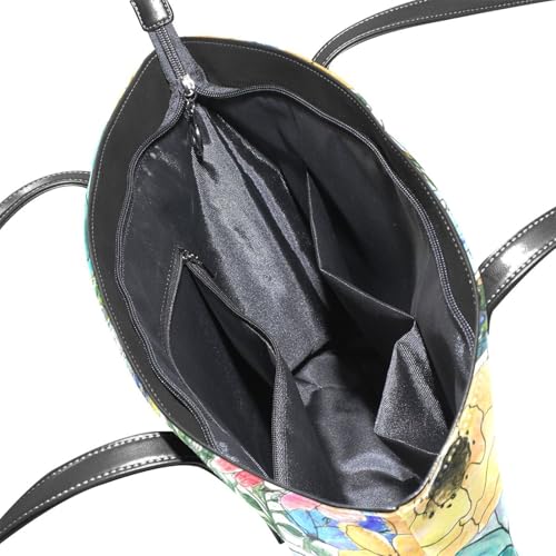 Image of Top Handle Bag for Women Vegan Leather Lady Purse Shoulder Bag
