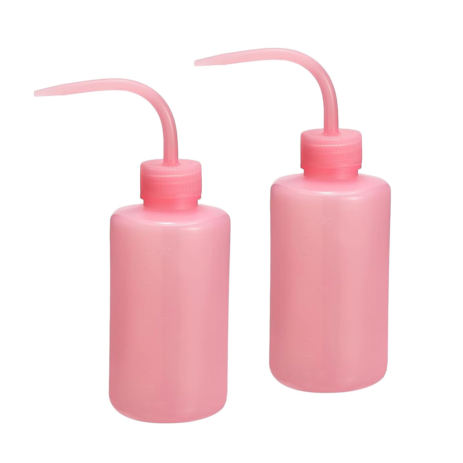 2 Packs Mini Watering Can, 250ml Pink Small Watering Can for Indoor Plants with Bent Nozzle, Squeeze Bottle for Precise Plant Watering, Potted Tools
