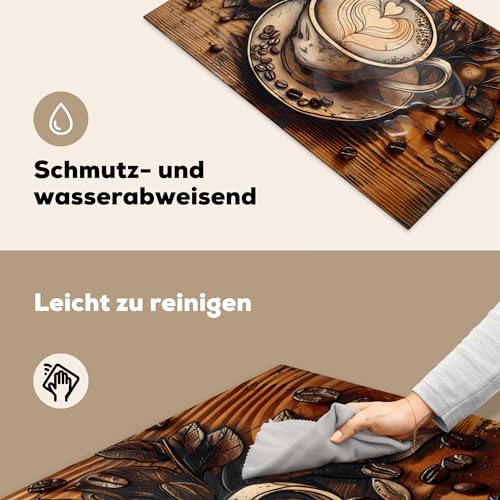 KitchenYeah© Herdabdeckplatte Einteilig Küche Herdabdeckung Induktionsfeld – Ansicht 4