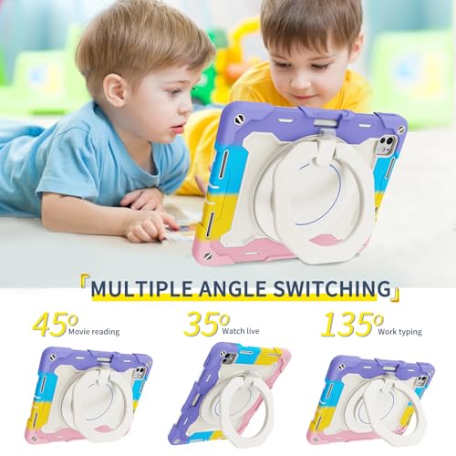 Funda iPad Pro 11 M5 M4 carcasa rígida protectora con soporte 360 3
