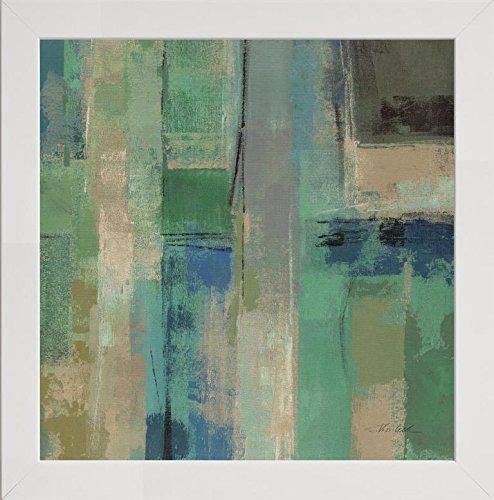 Frame Company Watson Range Emerald Fields Square II by Silvia Vassileva, Photo Frame - 5 x 5 Inches, White