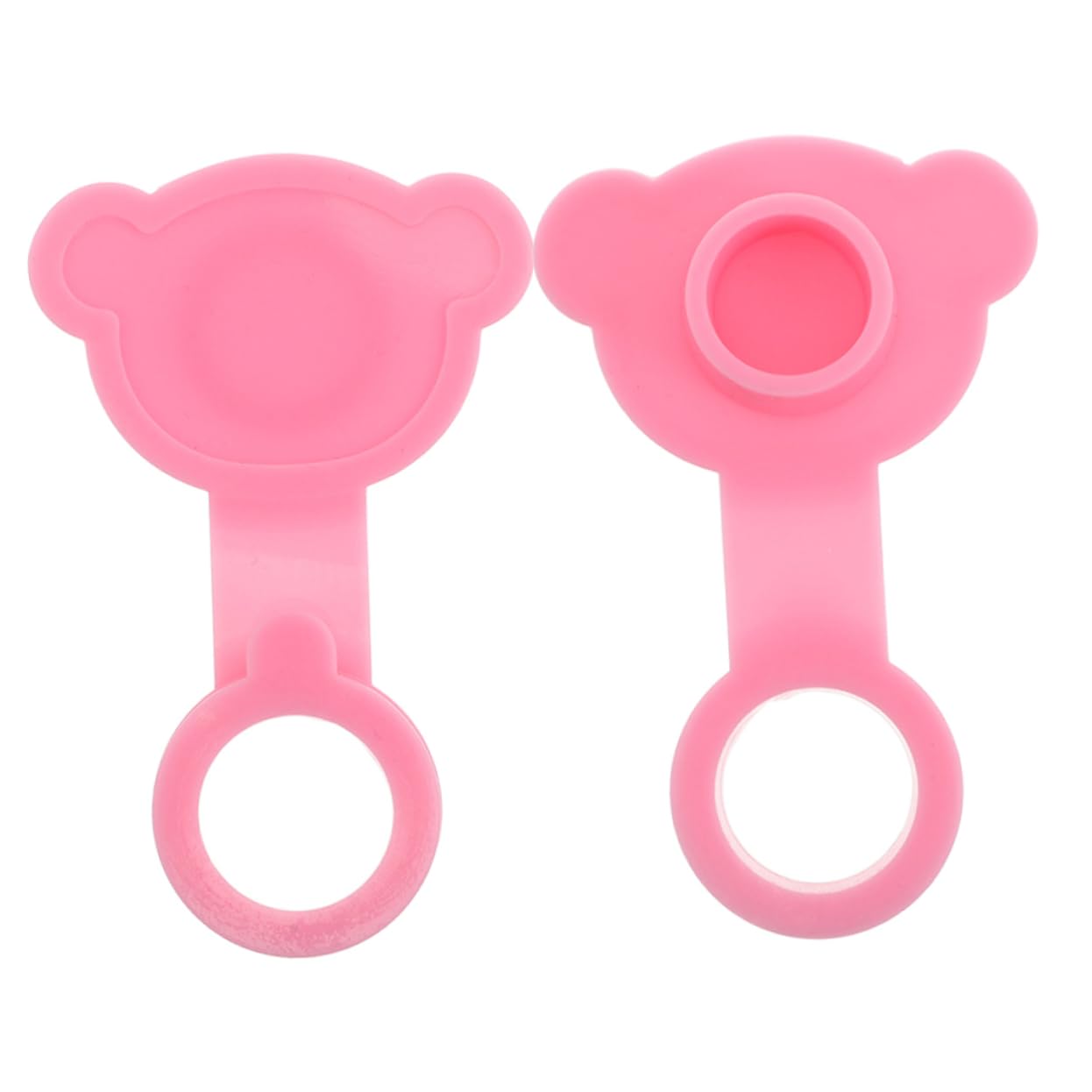 NOLITOY 2pcs Leakproof Silicone Bath Tub Stopper Easy Clean Drain Plug for Buckets Durable Secure Fit Accessories