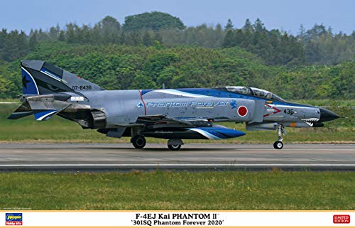 1/48 F-4EJ Kai Phantom II `301SQ Phantom Forever 2020` by Hasegawa 07496 (Unassembled Plastic Model Kit)