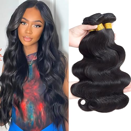 26 28 30 Inch Human Hair Bundles Body Wave 8A