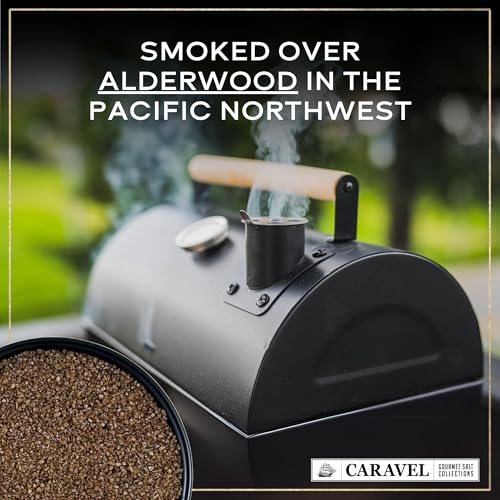 Smoked Applewood Salt for Finishing and Grilling – Natural and Aromatic Applewood Smoked Salt Seasoning Meats and Veggies – 4 oz Stackable Jar by Caravel Gourmet - Image 6