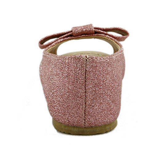 The Doll Maker Girl's Glimmer Peep Toe Sandal - FBA173105D-93