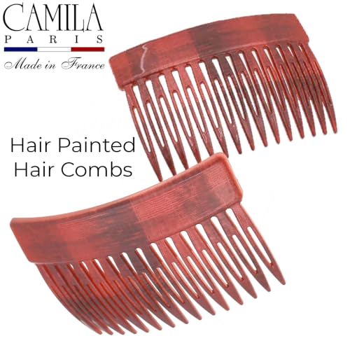 Image of Camila Paris CP2944 Hair Side Comb, 3 inch Small French Twist Hair Combs Clips