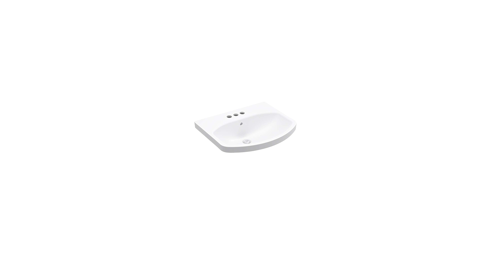 Kohler Elmbrook 7.7 in. Pedestal Sink Basin in White