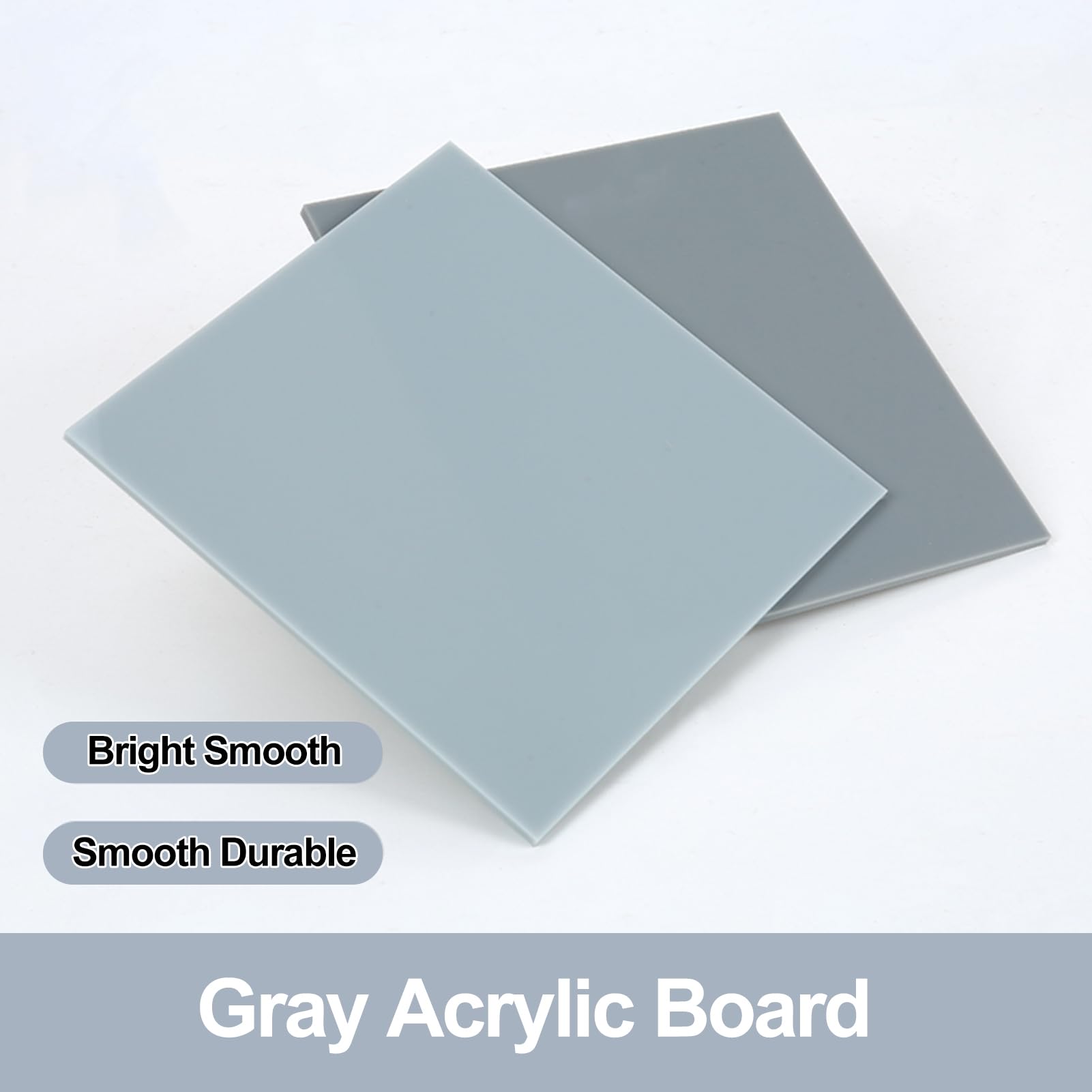 Arkusz akrylowy Przezroczysty Perspex, Arkusze akrylowe Ciemnoszare 3mm Wiele rozmiarów(5mm,400x500mm)
