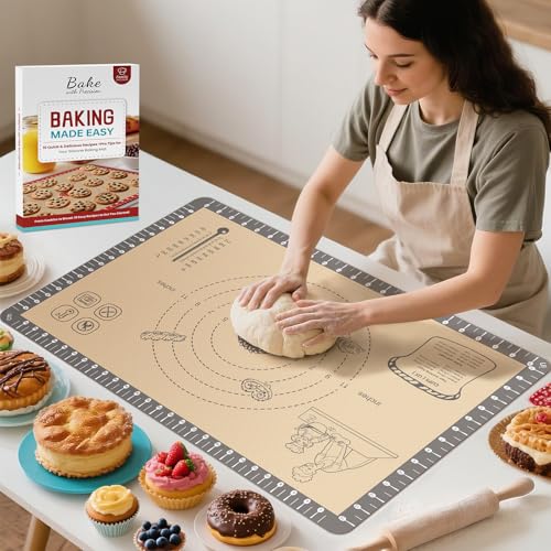 Silicone Baking Mat with 10 Recipes