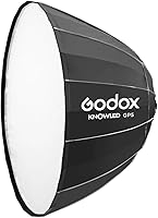 Vista 1 de GODOX 59" softbox parabólico para KNOWLED MG1200Bi Bi-Color LED Light