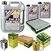 Produktbild QR-PARTS 69352190 Filter Set Inspektionspaket 7 Liter Liqui Moly Motoröl Top Tec 4100 5W-40 MANN-FILTER Innenraumfilter Kraftstofffilter Luftfilter Ölfilter