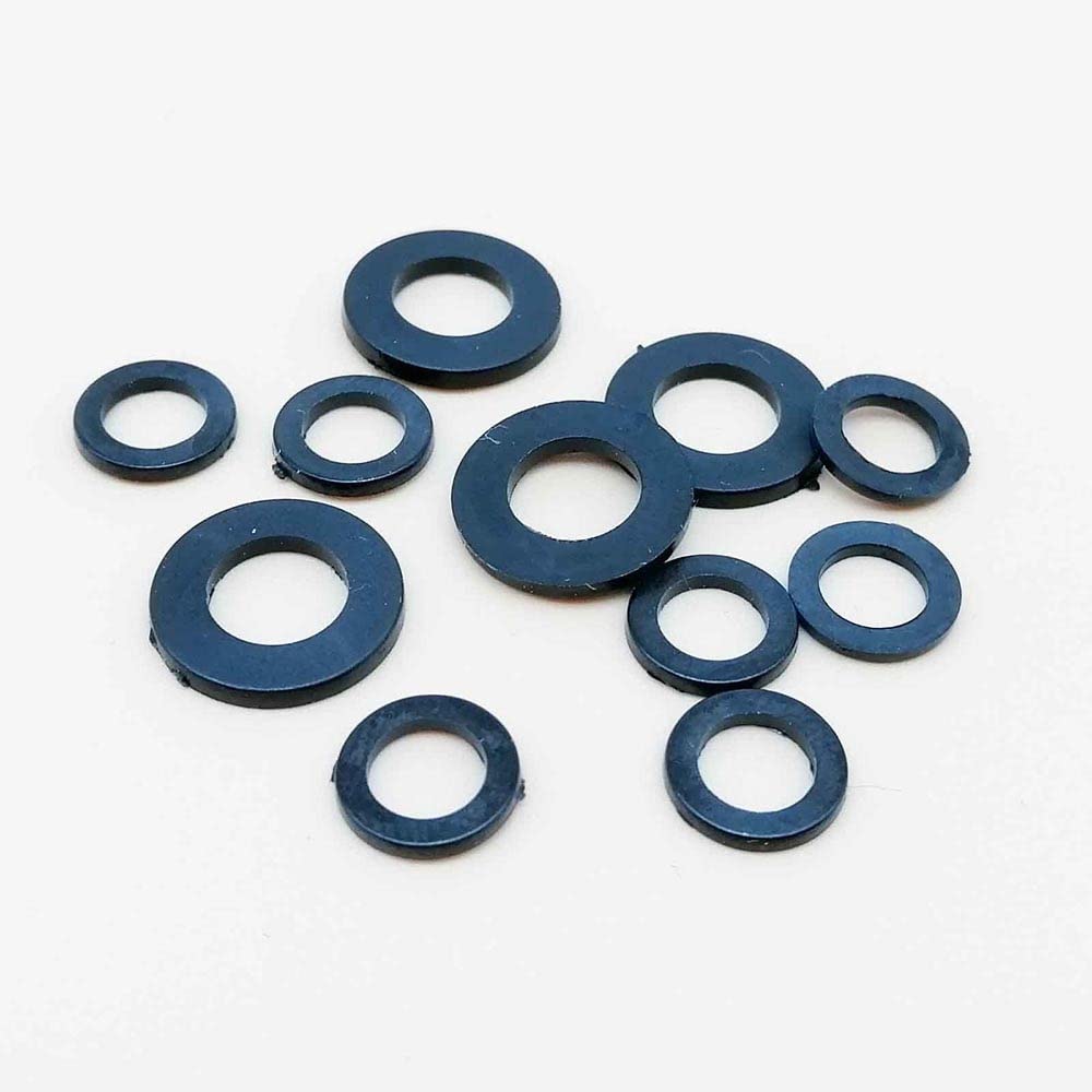 Entretoises Rondelles En Nylon – Diamètres M2 à M12, Noir Ou Blanc, Pour Visserie Et Calage