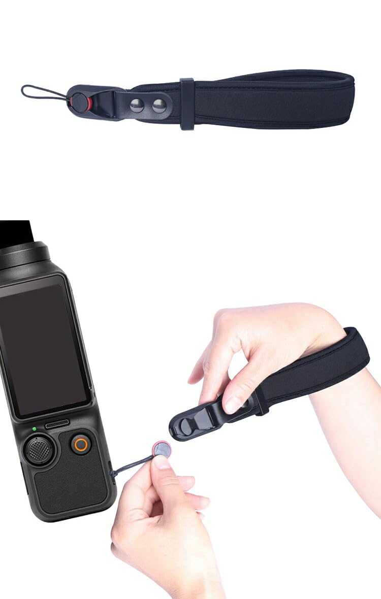Amazon | 【KOOLRIVER】カメラストラップ・OSMO POCKET 3用 ストラップ 