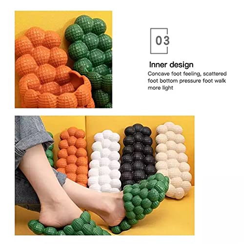 Men Slides Lightweight Cool Beach Slippers Slide Bone Fish Mouth Flip Flops Women Sandals Soft EVA Sneakers Couple (Color : Green, Size : 39-40)4