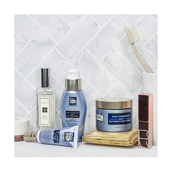 RoC-Multi-Correxion-5-in-1-RestoringAnti-Aging-Facial-Night-Cream-with-Hexinol-17-Oz-Packaging-May-Vary RoC Multi Correxion 5 in 1 Restoring/Anti Aging Facial Night Cream with Hexinol, Stocking Stuffers for Men & Women, 1.7 Ounces (Packaging May Vary)