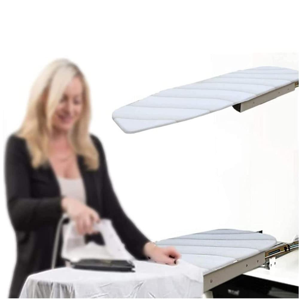 Tabla de Planchar Ligera, Tabla de Planchar integrada con gabinete Giratorio extraíble, Tabla de Planchar Plegable para lavandería, Hotel en casa