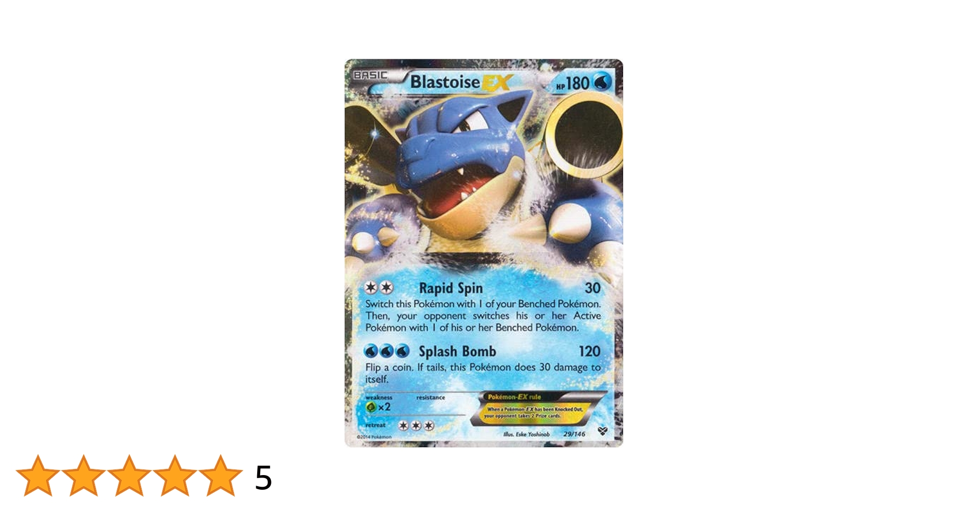 Amazon.co.jp: Pokemon Blastoise Ex 29/146 Xy Card : POKEMON