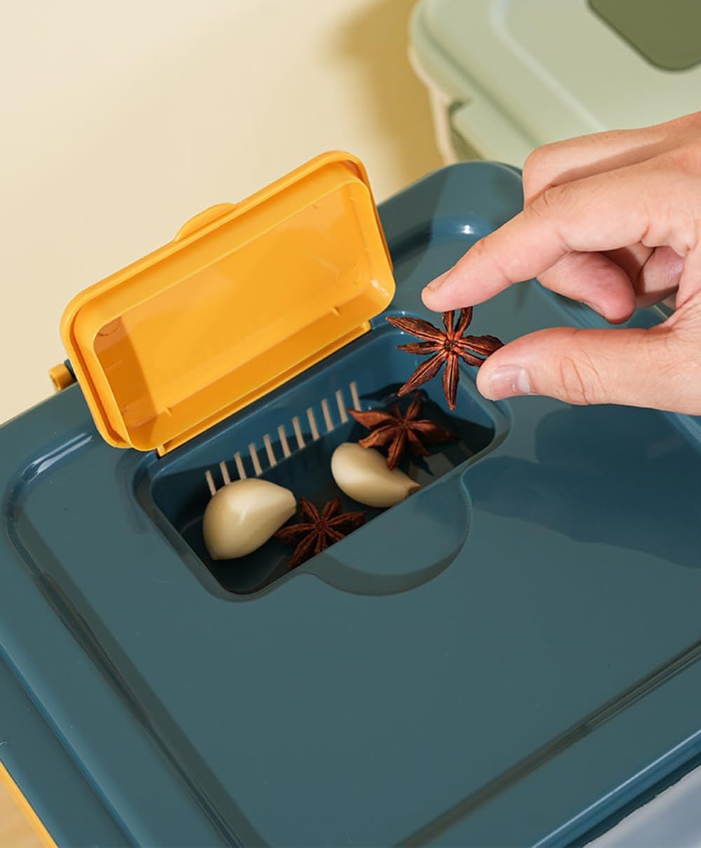 小麦専用 Amazon｜YXQ 25ポンド 大型小麦粉保存容器 2個パック 密閉